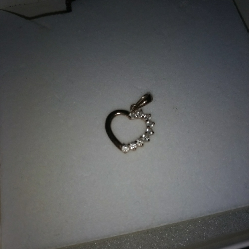 Gold and Diamond Necklace Charm